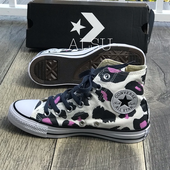 NWT Converse Ctas HI Egret Fuchsia Glow W AUTHENTI - Picture 6 of 8